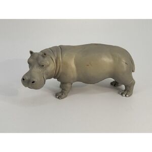 Vintage 1996 Safari Ltd Hippopotamus Animal Figure Toy Hippo Animal Figure